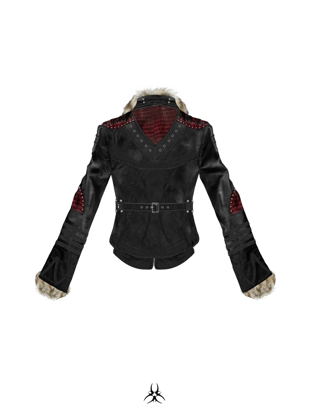 Blood SL Fur Leather Jacket - Image 2