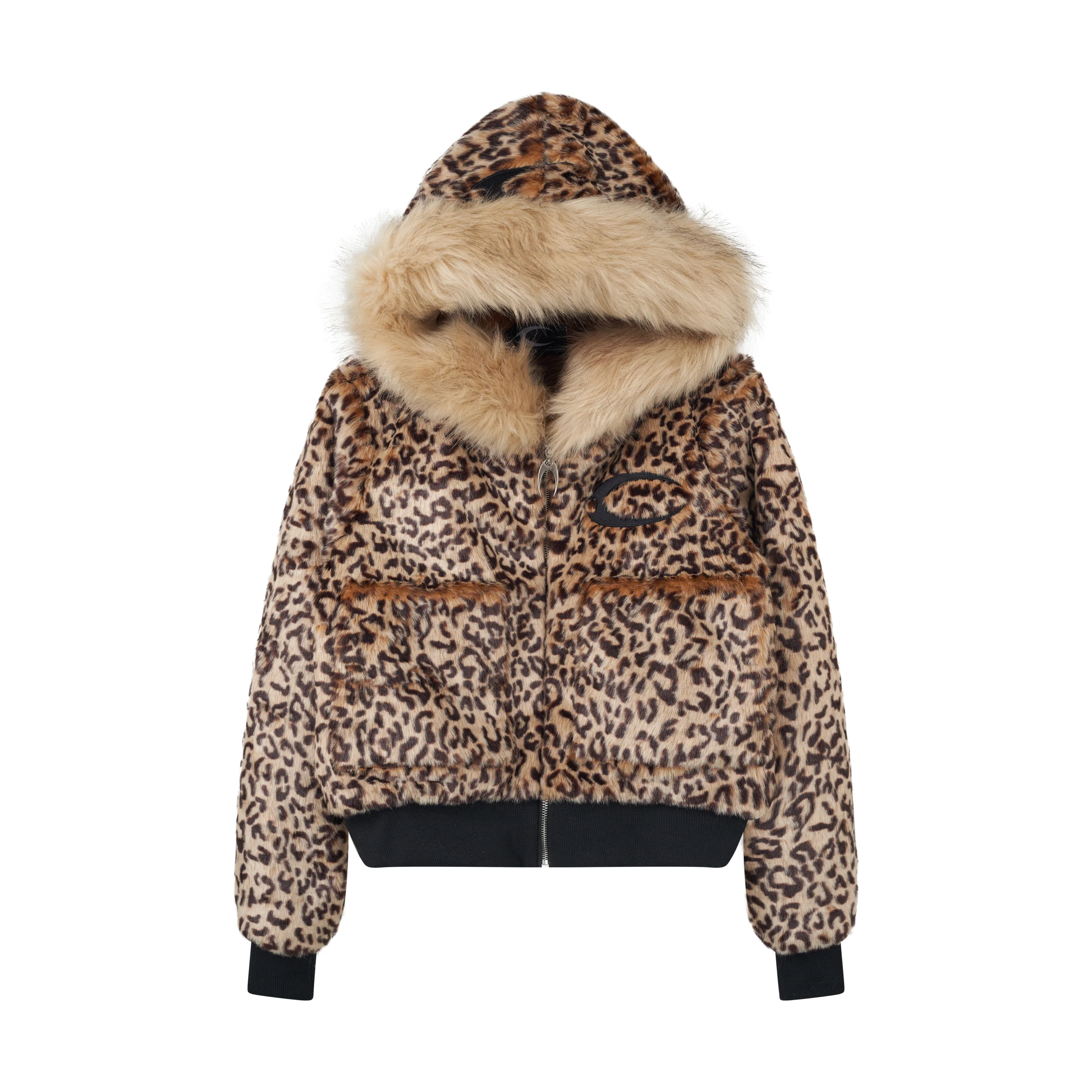 COZY LEOPARD FUR JACKET - Image 4