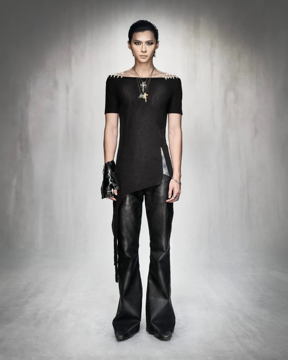 MDC LEATHER BOOTCUT PANTS - Image 4