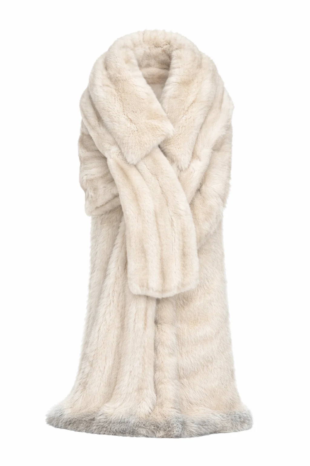 THE WHITE RITUAL FUR COAT